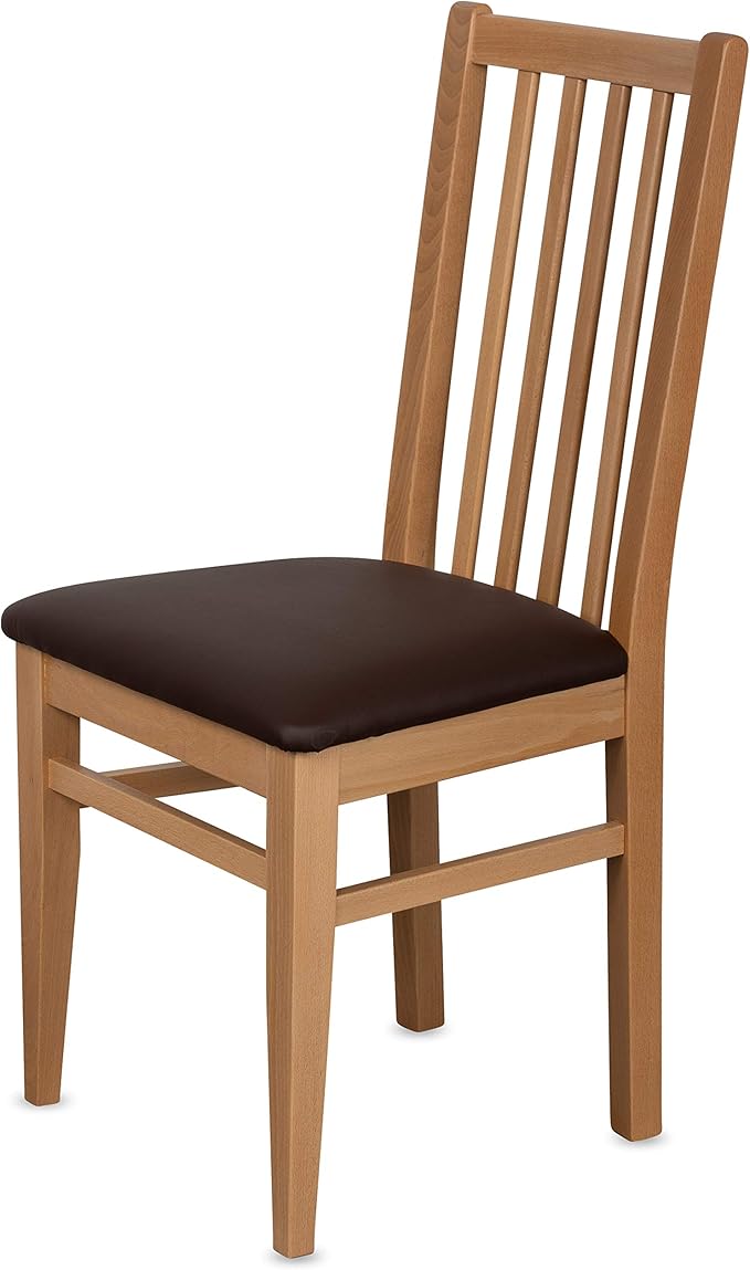 Chaises salle à manger à bois massif chaise | jusqu'à 150 kg, Bois