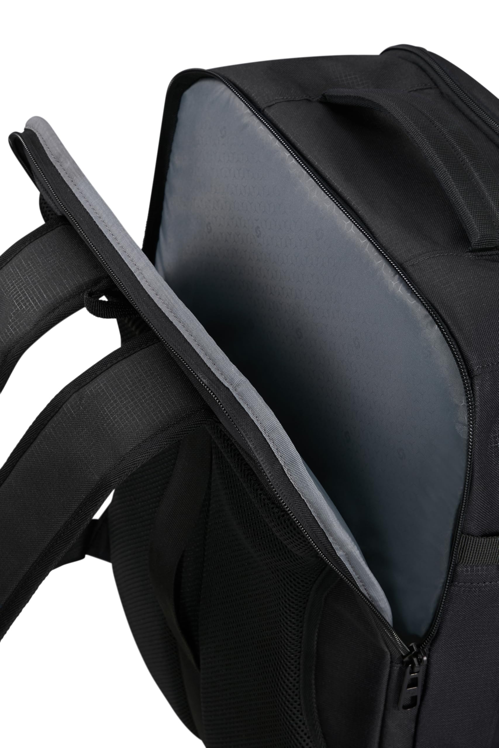 Samsonite Roader - Kabinenrucksack 45x36x20 cm - Handgepäck für EasyJet, Underseat Tasche mit Laptopfach 17.3", 36 L, 0.90 KG, Schwarz (Deep Black)