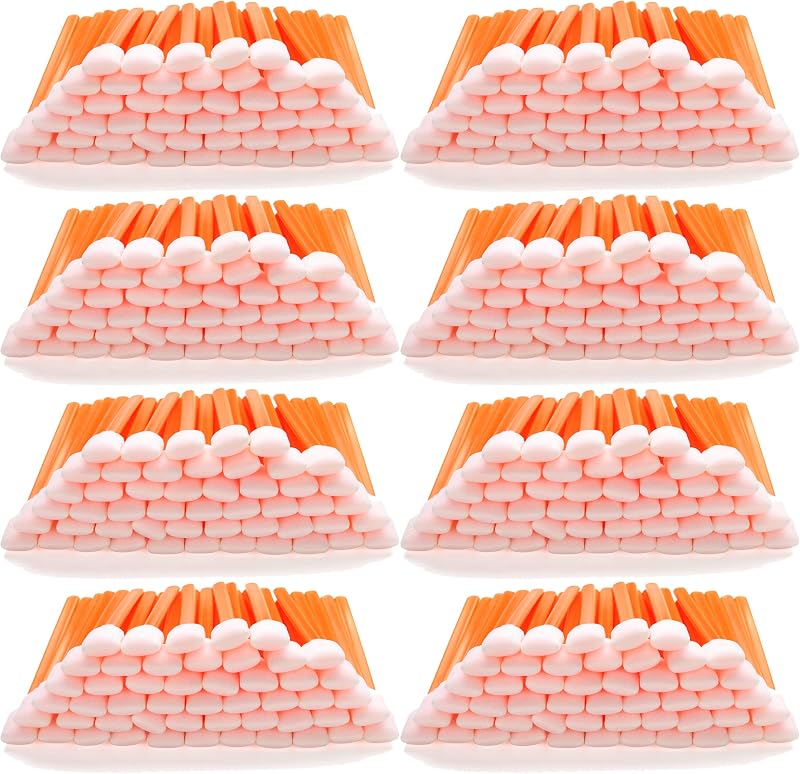 AAwipes Foam Cleaning Swabs (400 pcs, 5.25") - Lint Free Foam Tip Swab Cleanroom Sponge Stick Detailing Lab Swabs for Camera, Inkjet Printer, Optical Lens, Optical Equipment (C714C)