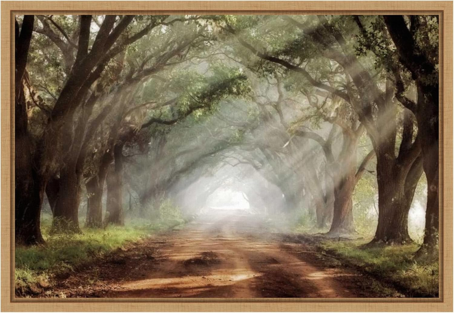 Amanti Art Framed Canvas Wall Art 23x33 Evergreen Plantation by Mike Jones, Framed Wall Art Canvas, Landscapes Artwork, Traditional Decor, Large Poster Painting for Living Room, Bedroom, Bathroom,