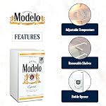 Modelo Compact Fridge with Bottle Opener, 90 L/ 95 Quart 3.2 Cubic Foot for Snacks, Beverages, Juice, Beer, Den, Dorm, Office, Games Room, or RV