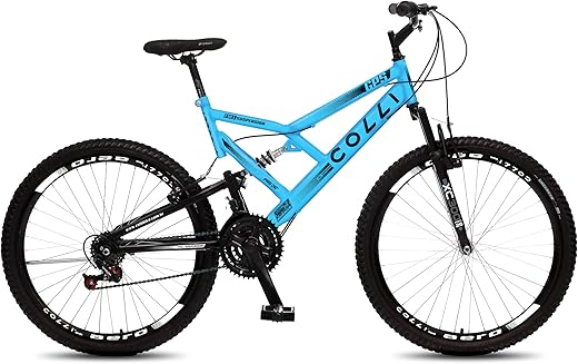 Bicicleta Colli GPS 148 - Dupla Suspensão, Aro 26, 21 Marchas