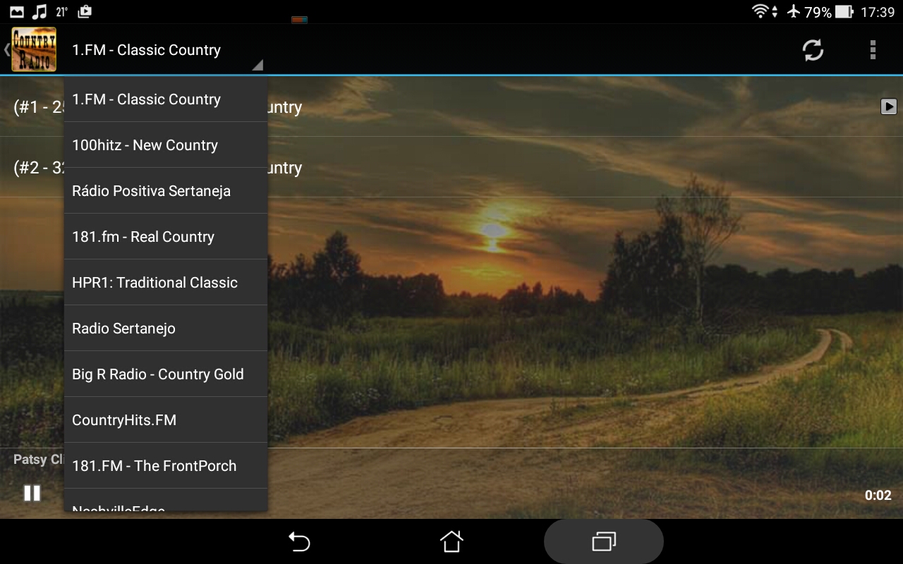 All Country Radios App on Amazon Appstore