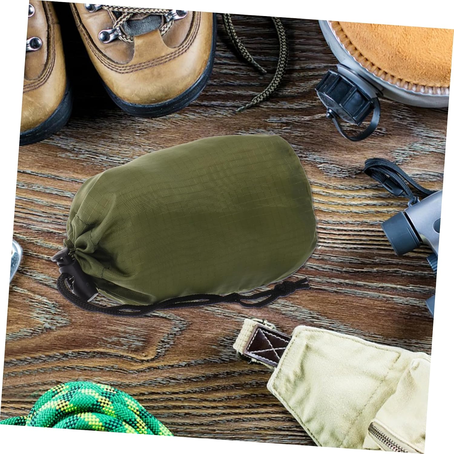 Didiseaon Travel Essential Compact Raincoat Storage Bag Nylon Compression Sack for Outdoor Adventures
