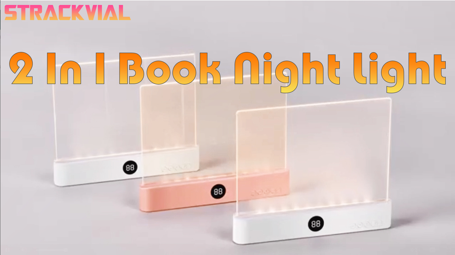 Book Light, 3 Color Adjustable LED Flat Reading Curacao