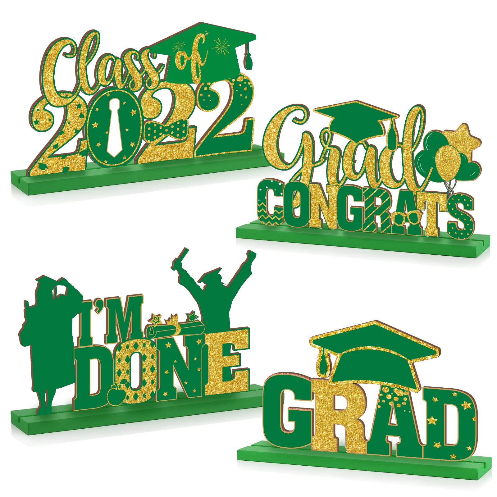 Grad Light Up Letters Class Of 2025 Table Wooden Centerpieces Sign,2025 ...
