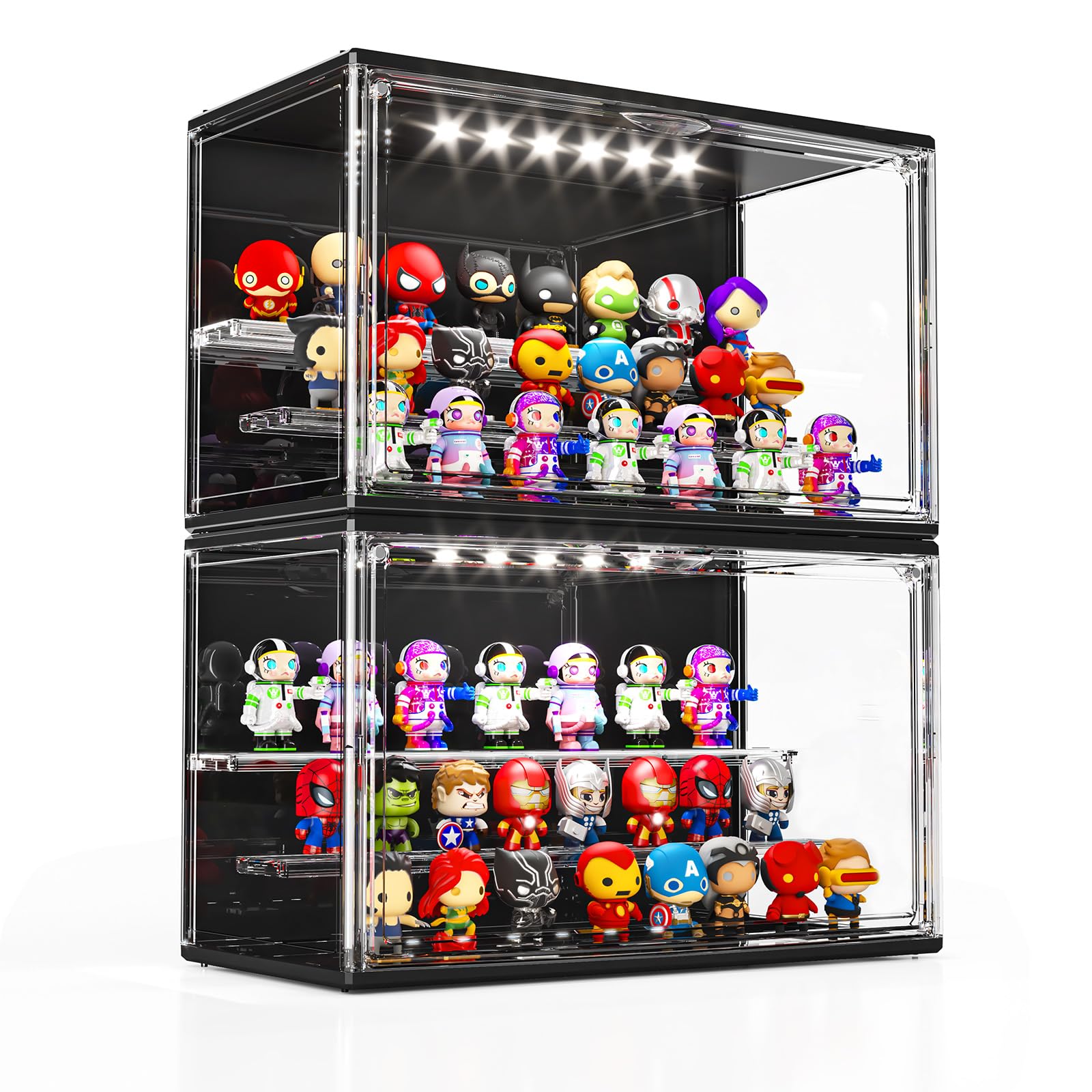 Amazon.co.jp: HOYOJA ディスプレイケース LEDライト付き フィギュア