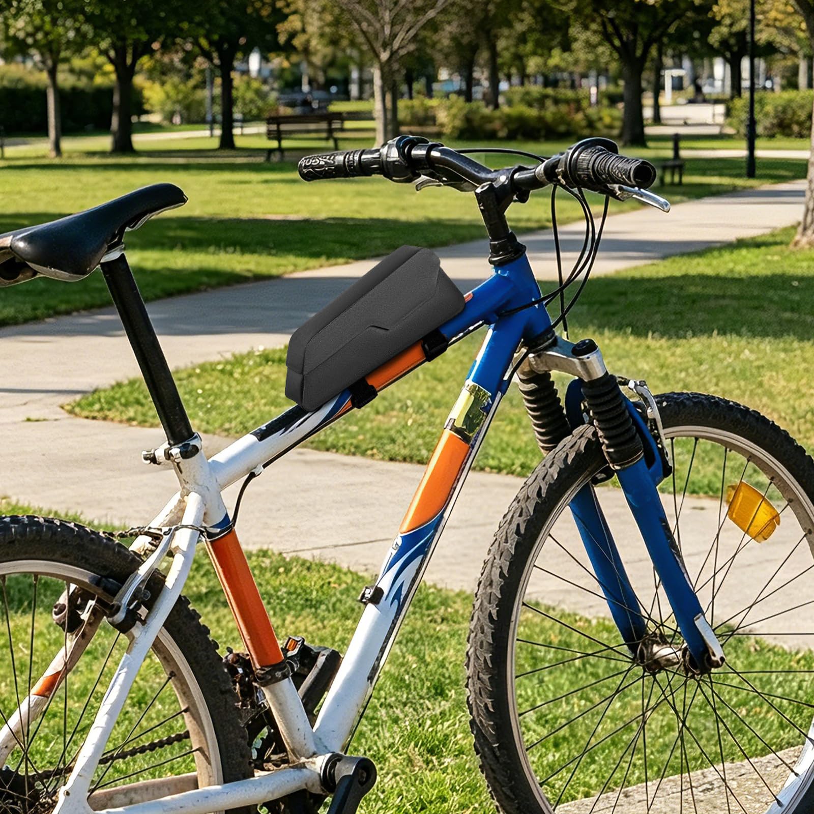 Borsa per telaio della bicicletta, chiusura magnetica, impermeabile, in