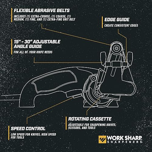 Miniatura 3 de Work Sharp Ken Onion - Afilador de cuchillos - Sistema de afilado de cuchillos ajustable