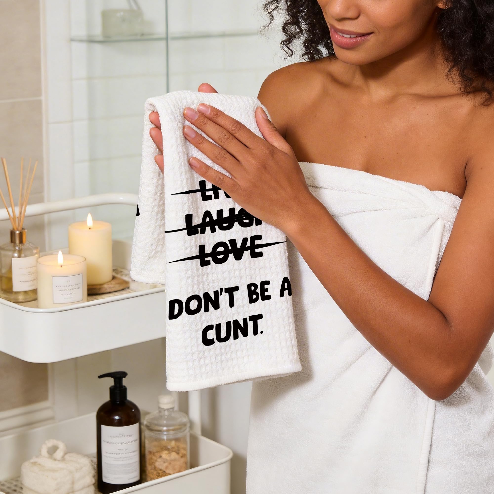 Divertidas toallas de mano, divertidas toallas de mano de baño, divertidas toallas de mano, decoración de baño divertida, regalos divertidos para mujeres y adultos, humor, 16 x 24 pulgadas