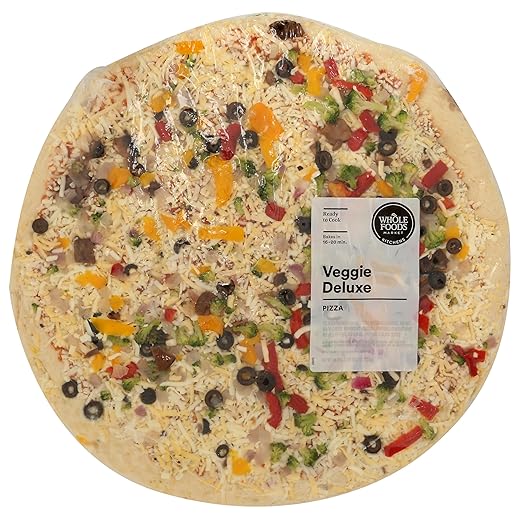 Whole Foods Market Kitchens, Veggie Deluxe Deli Pizza 16in, 44.8 oz