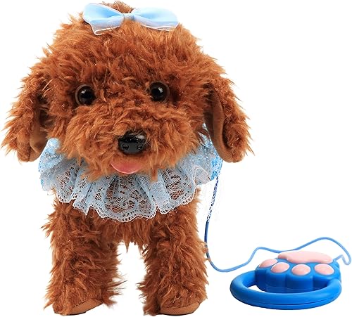 Miniatura 8 de Hopearl Walking Cat - Juguete electrónico interactivo para mascotas que canta, correa de control remoto, gatito musical animado, Miaow, meneando la