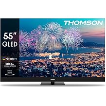 THOMSON 55'' 139 cm QLED Plus - Google TV Android 11 - YouTube, Prime Video - 55QG6C14-2024 [Energy Class F]