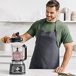 Ninja SS300C, Foodi 3in1 Power Blender & Processor System with Nutrient Extractor, 5 Auto-iQ Presets, Silver, 1200W (Canadian Version), 72oz