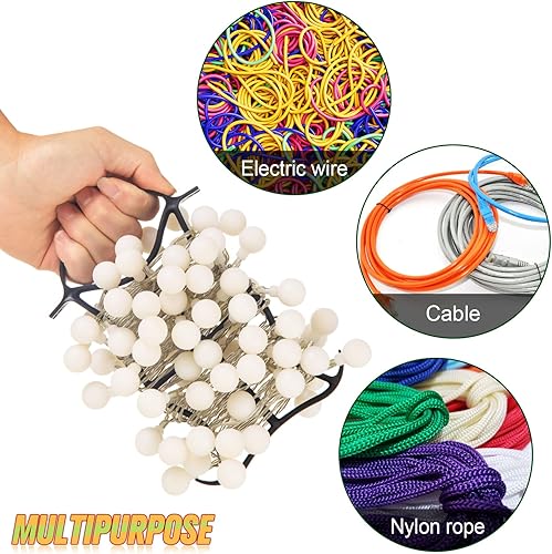 Miniatura 3 de Soporte de almacenamiento de luces de Navidad multiusos para Navidad, cable de luz, cuerda organizadora de guirnalda de cuentas de Navidad, manguera