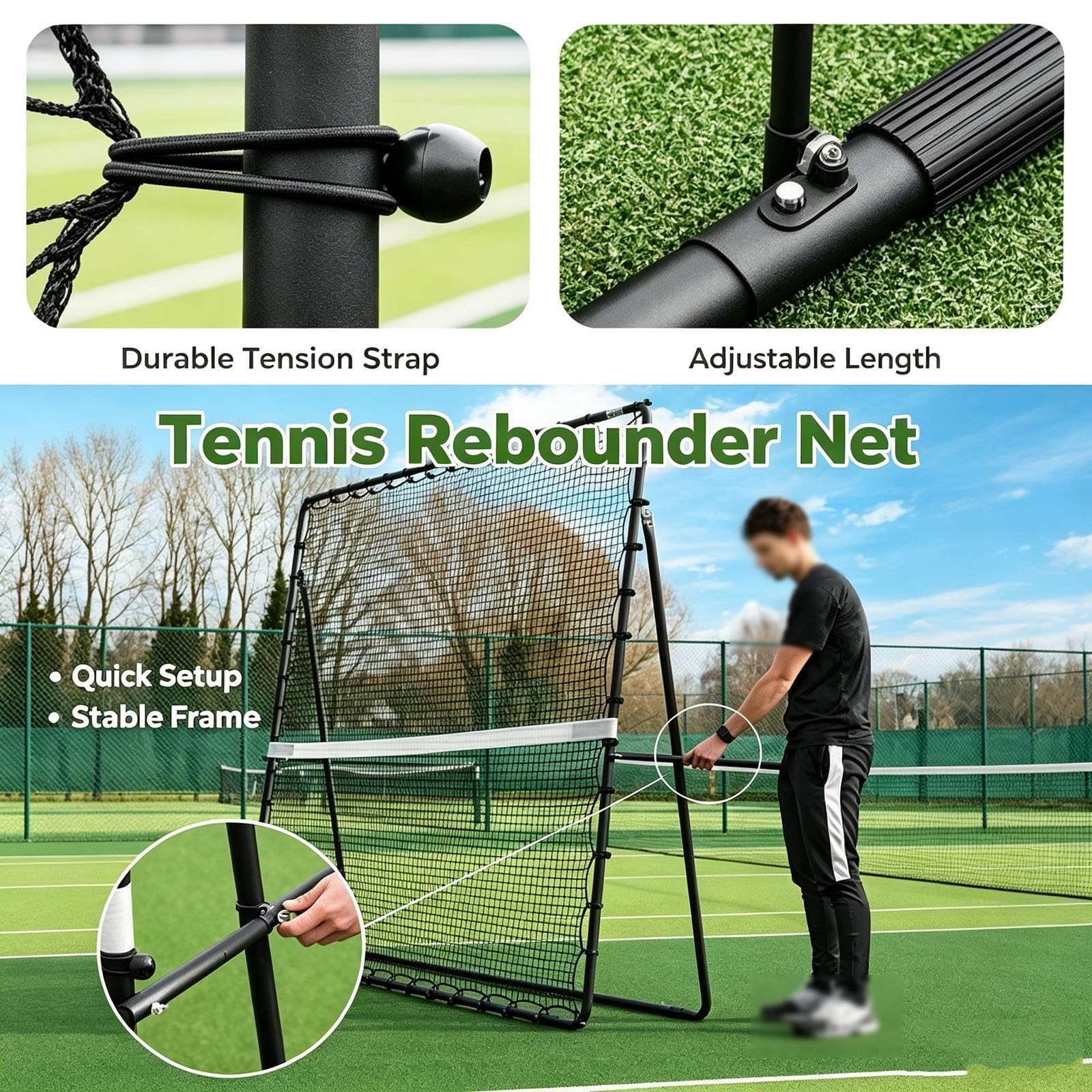 Attrezzatura For La Pratica Del Tennis, Regolazione Della Palla Elastica