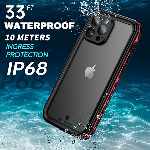 Miniatura 2 de BEASTEK TRE - Funda impermeable para Apple iPhone 13 Pro Max, a prueba de golpes, funda submarina IP68 con protector de pantalla integrado, funda