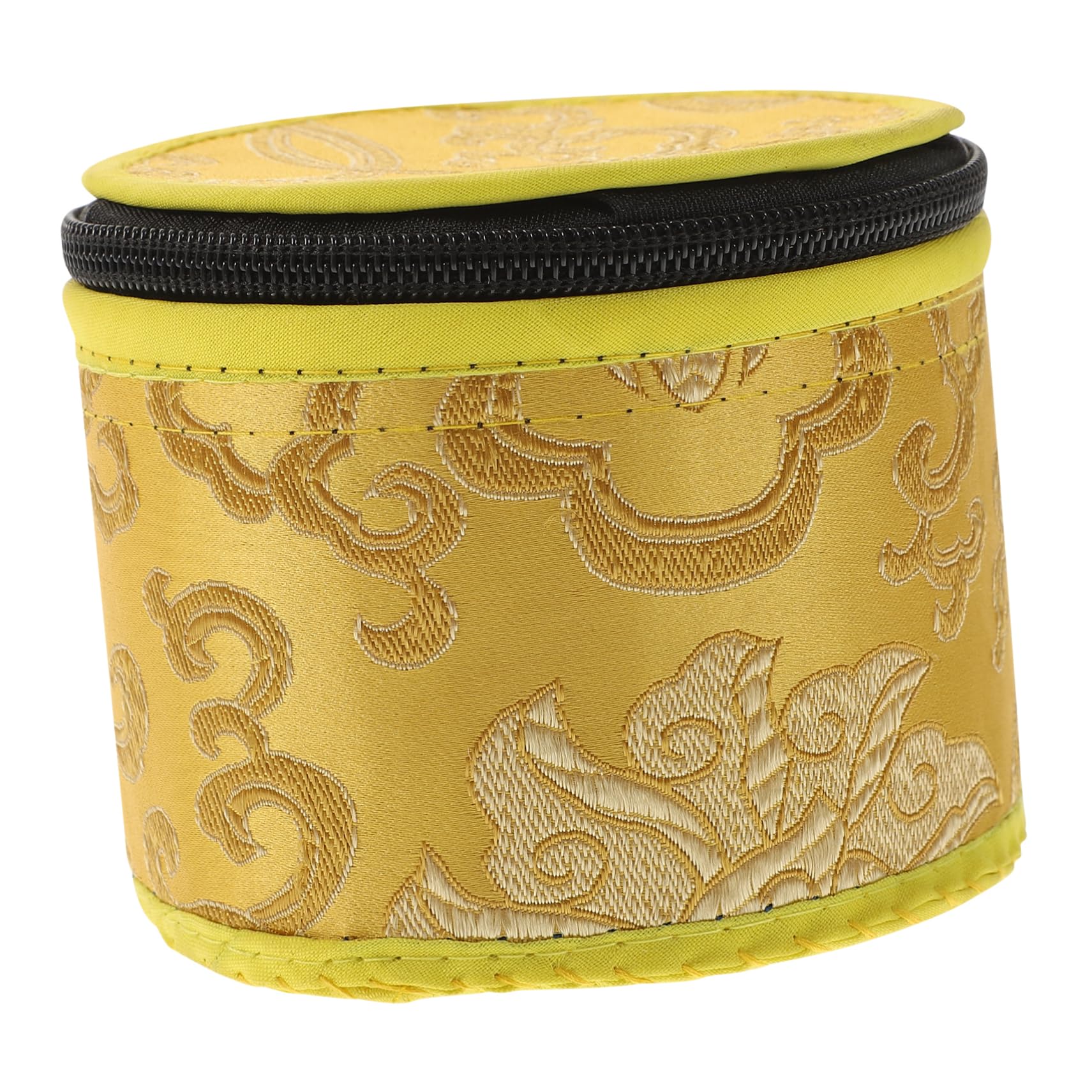 HANABASS 1Pc Buddhist Singing Bowl Carry Case Bag for Meditation Bowl Holder with Hand Embroidered Design Durable Practical Sound Bowl Storage for Sound Healing Random