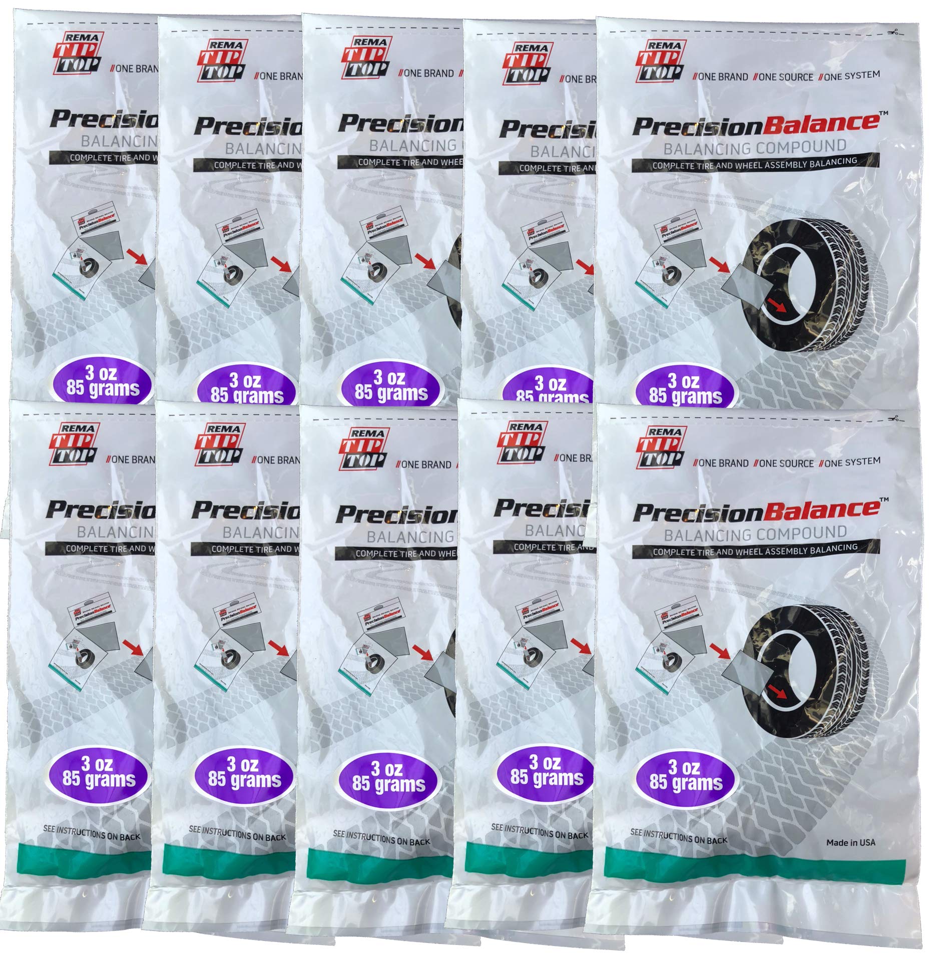 Buy Rema Tip Top 10 PrecisionBalance Tire Balancing Compound Beads Kits