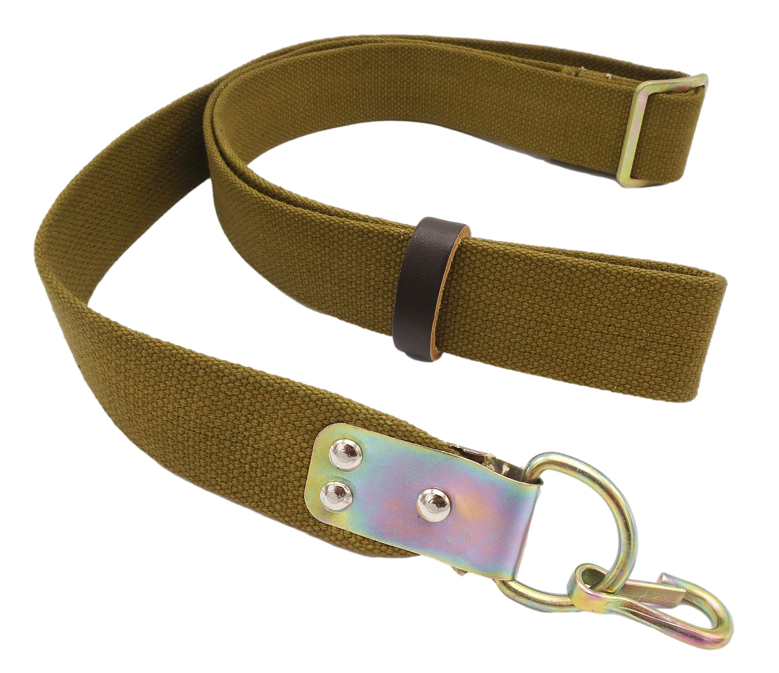 Russian Two Point Sling with Metal Hook Soviet Military Canvas Rifle Sling for Outdoors