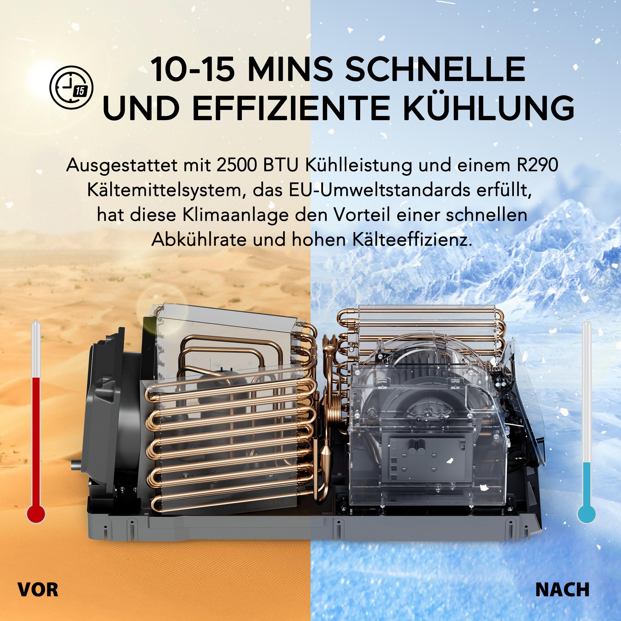 Sunjoy IceCove Tragbare Klimaanlage für Pavillons und Innenräume im Freien