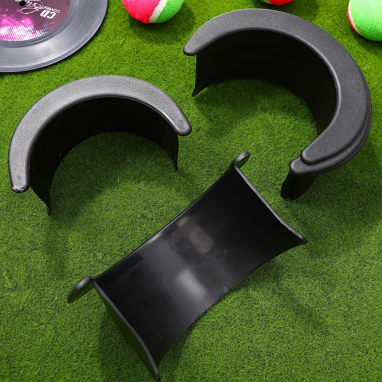 6Pcs Pool Table Pocket Liners Replacement Set with 4 Corner and 2 Side Rubber Liners for Billiard Table Parts Durable and Easy to Install for Home and Bar Use 4.72X2.55X0.78In