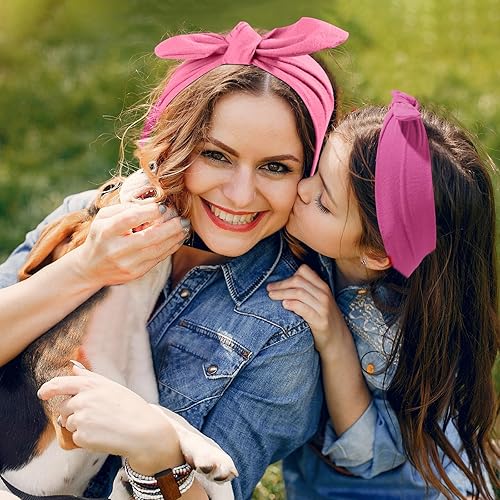 Miniatura 5 de 2 diademas retro de Halloween para mujer y niña, con lazos, de algodón, hechas a mano, diadema de alambre vintage para bebé, diadema de alambre de