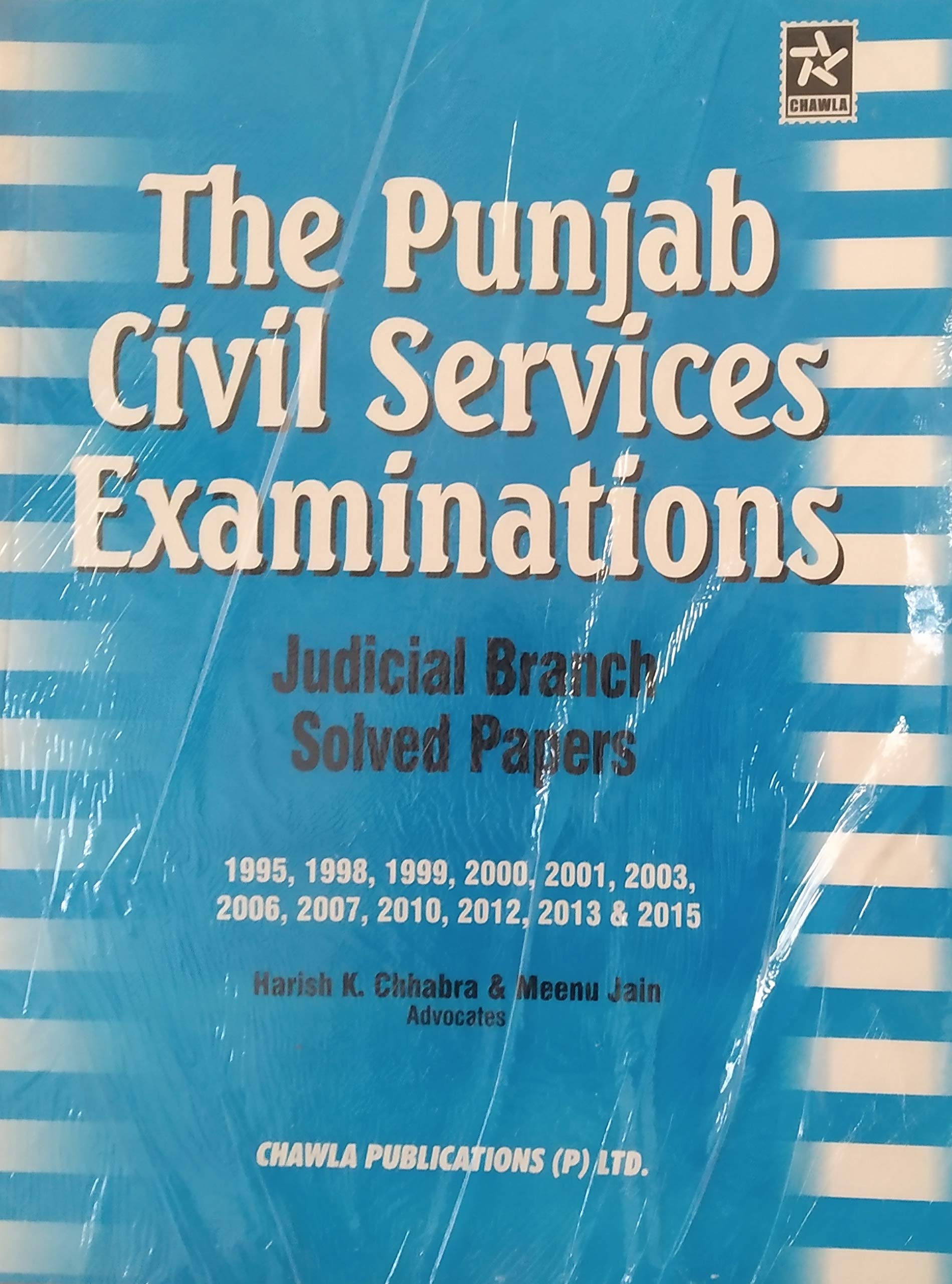Buy The Punjab Civil Services Examinations Judicial Branch Solved