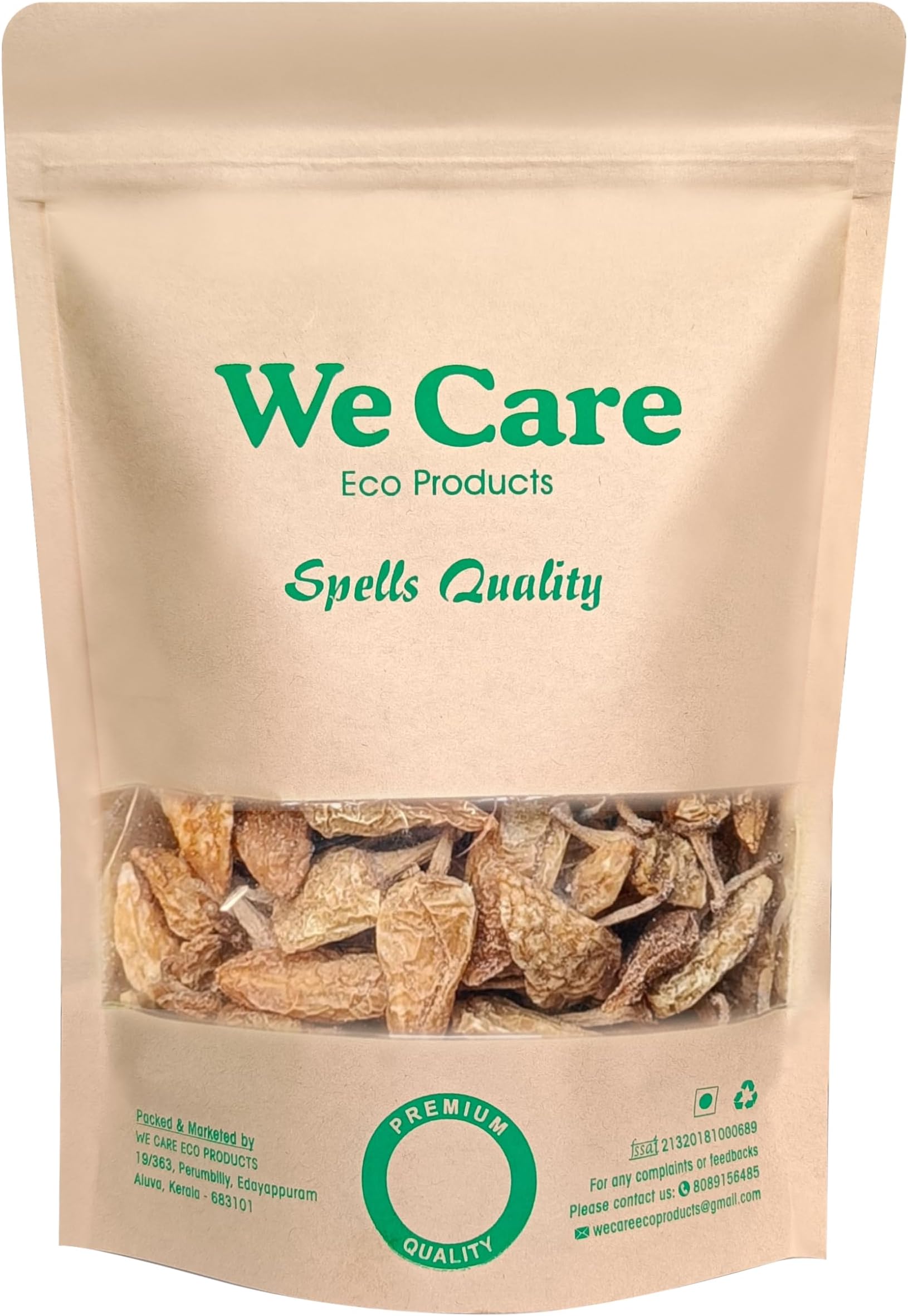 We Care Eco Products CurdChilli | Dahi Mirchi | Mor Milagai |Kondattam Mualku| Uppina Menasinkai | Thairu Mulaku | Sun Dried Curd ChilliesSalted| Kerala Special (225 gm)