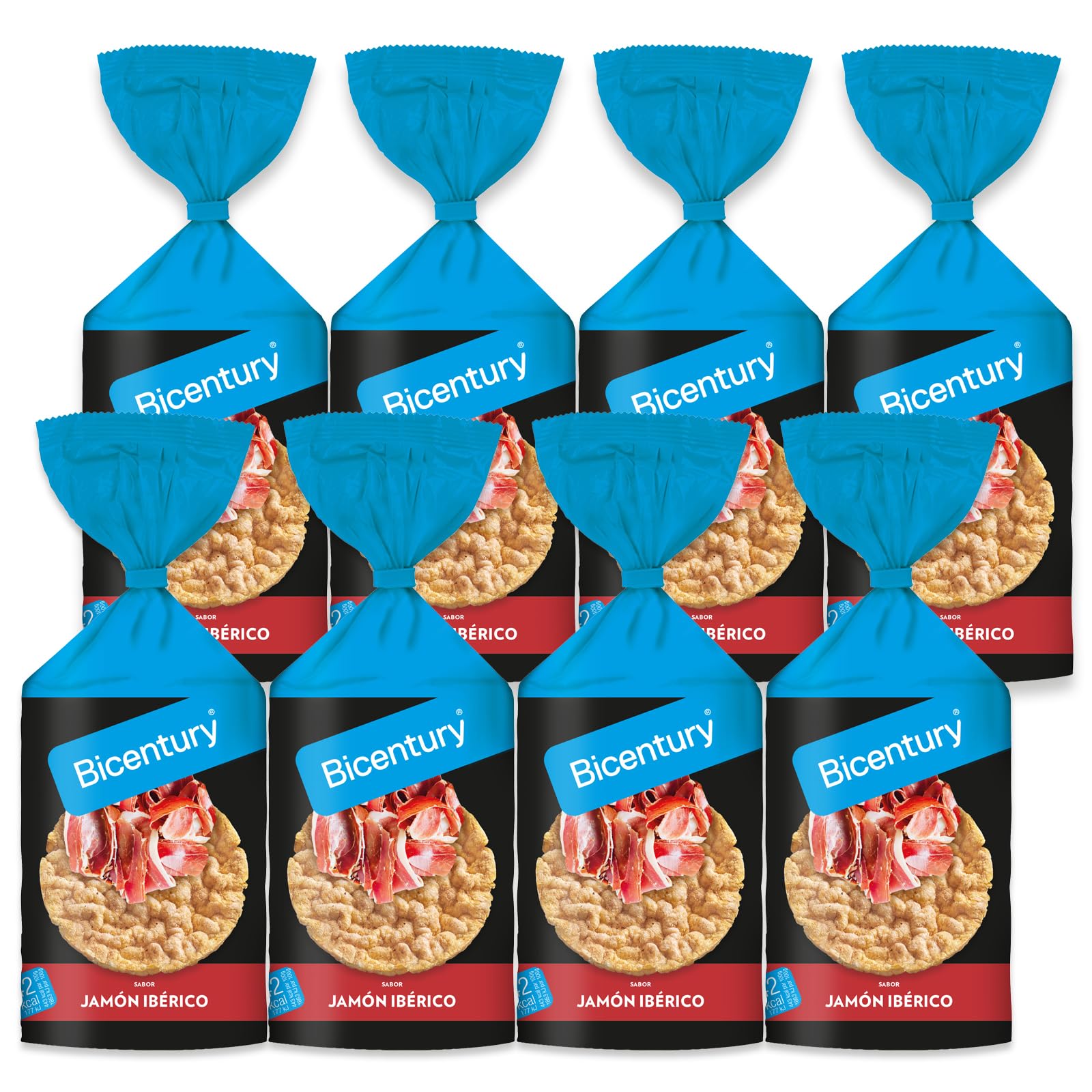 Tortitas de maíz jamón Bicentury 8 unidades