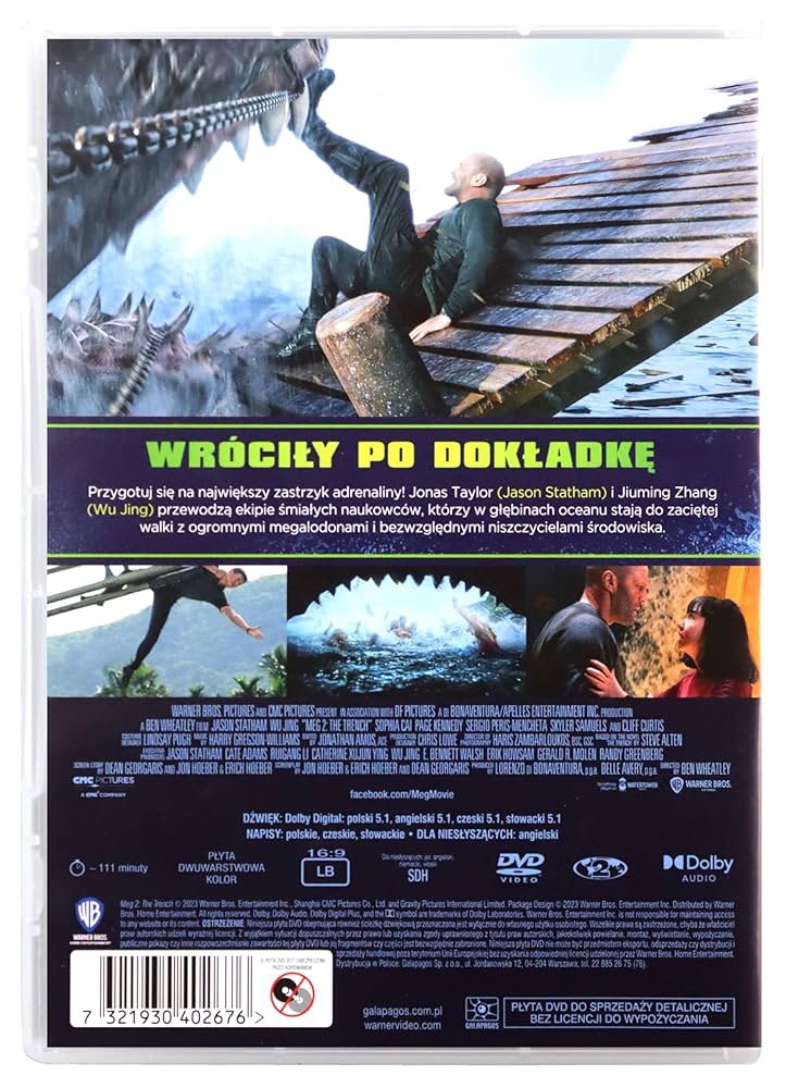 メグ2 Meg 2 - The Trench (Meg 2: Głębia) [DVD] (Brak polskiej