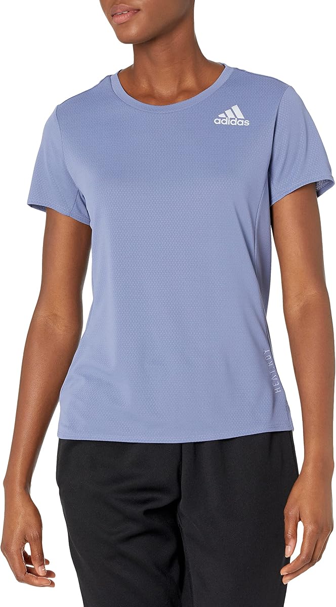 adidas Womens Heat.RDY Tee Orbit Violet/Orbit Violet 2X