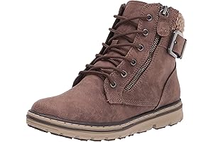 Kelsie Women's Lace-up Hiker Style Fabric Boots