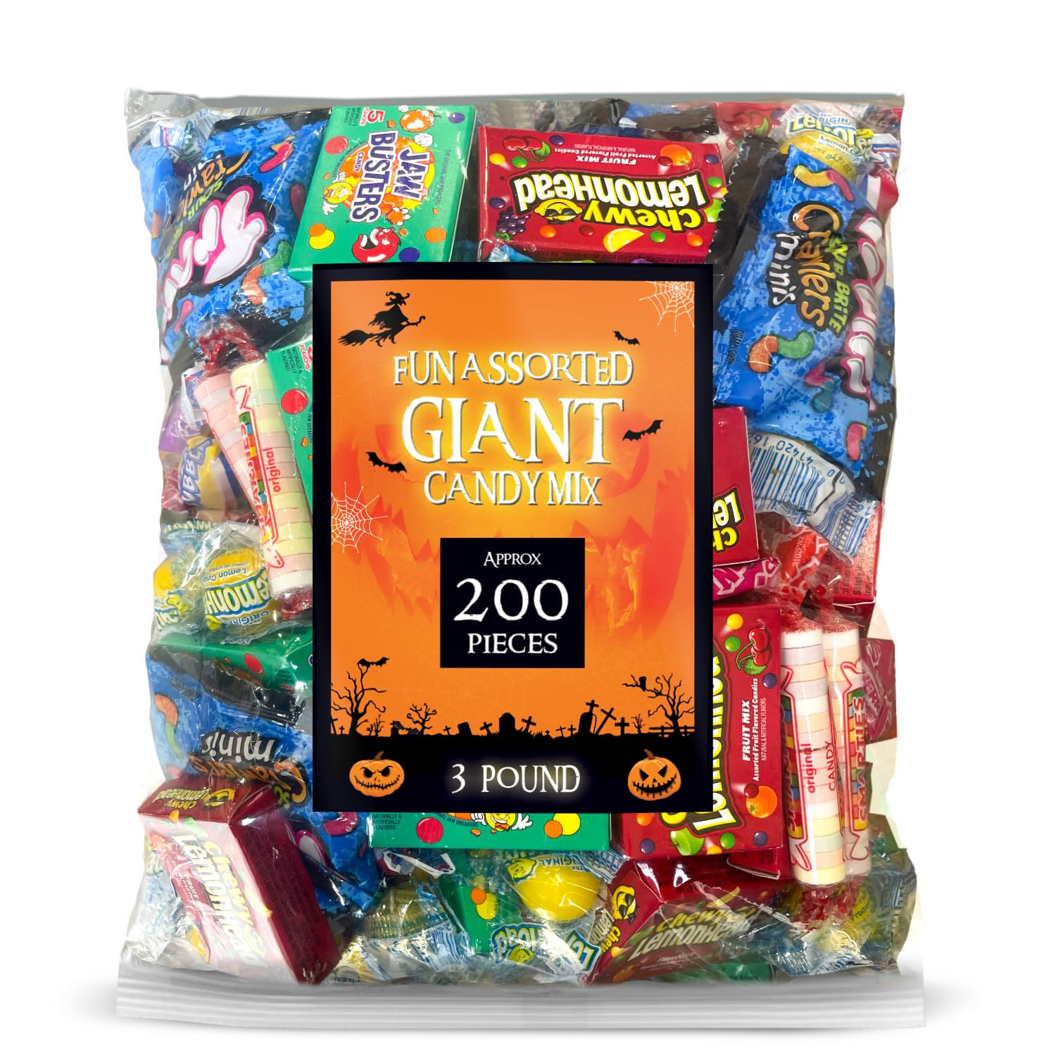 Buy Halloween Candy Variety Pack 200 Count Giant Mix Pinata Stuffers