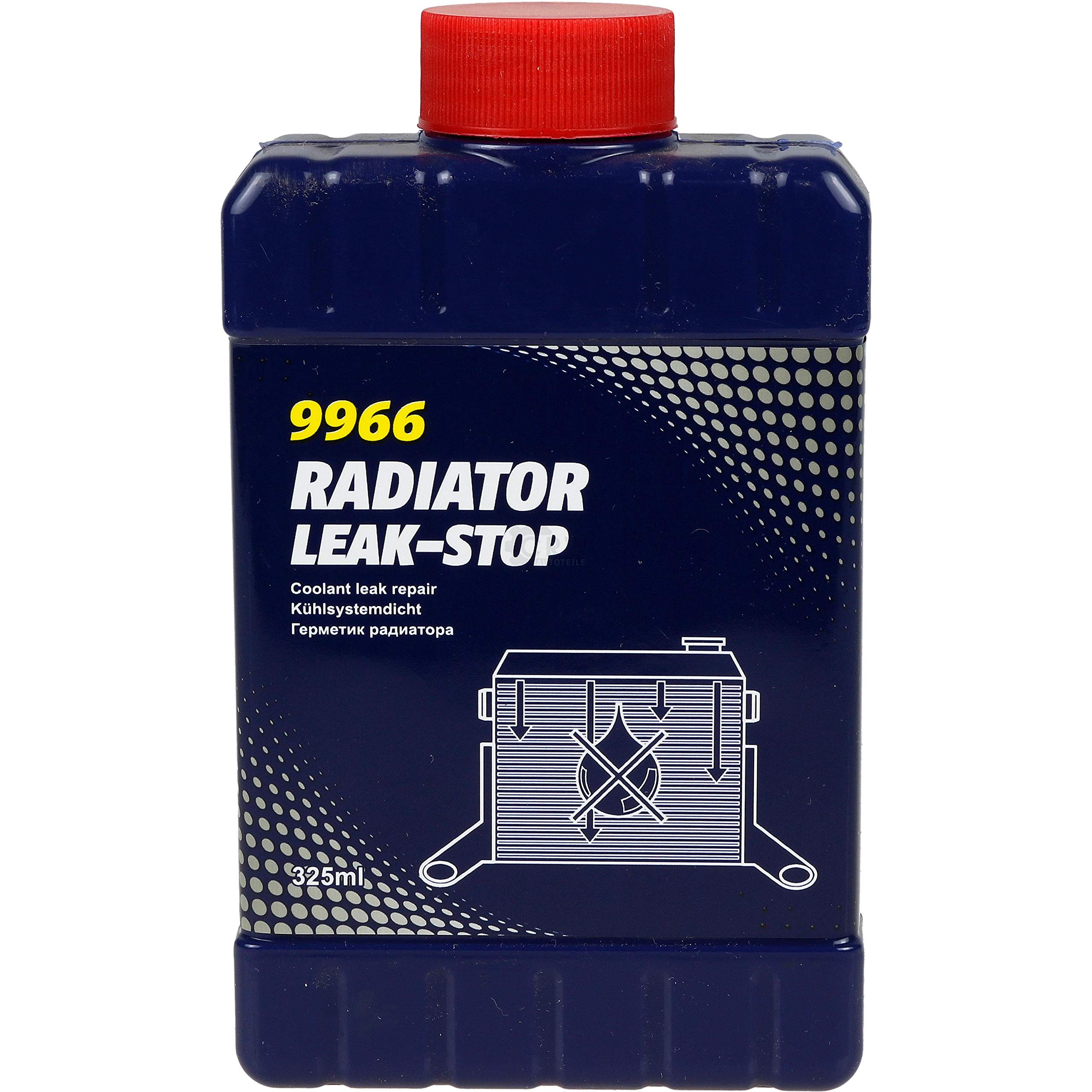 80L MANNOL Kühlerfrostschutz Antifreeze AF12+ + 8xRadiator Leak-Stop Flush
