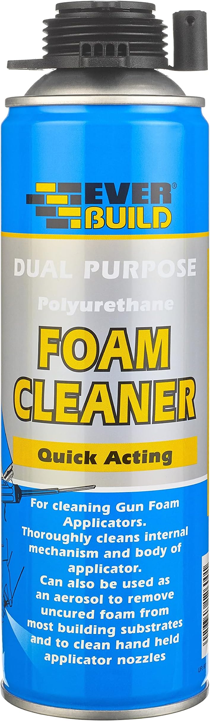 Everbuild Dual Purpose Foam Cleaner, 500 ml