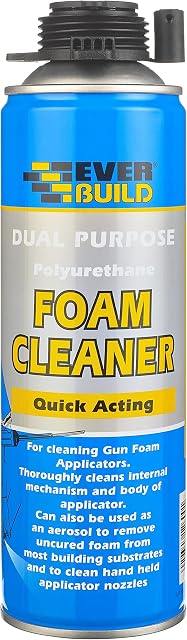 Everbuild GFSC5 Dual Purpose Foam Cleaner, 500 ml