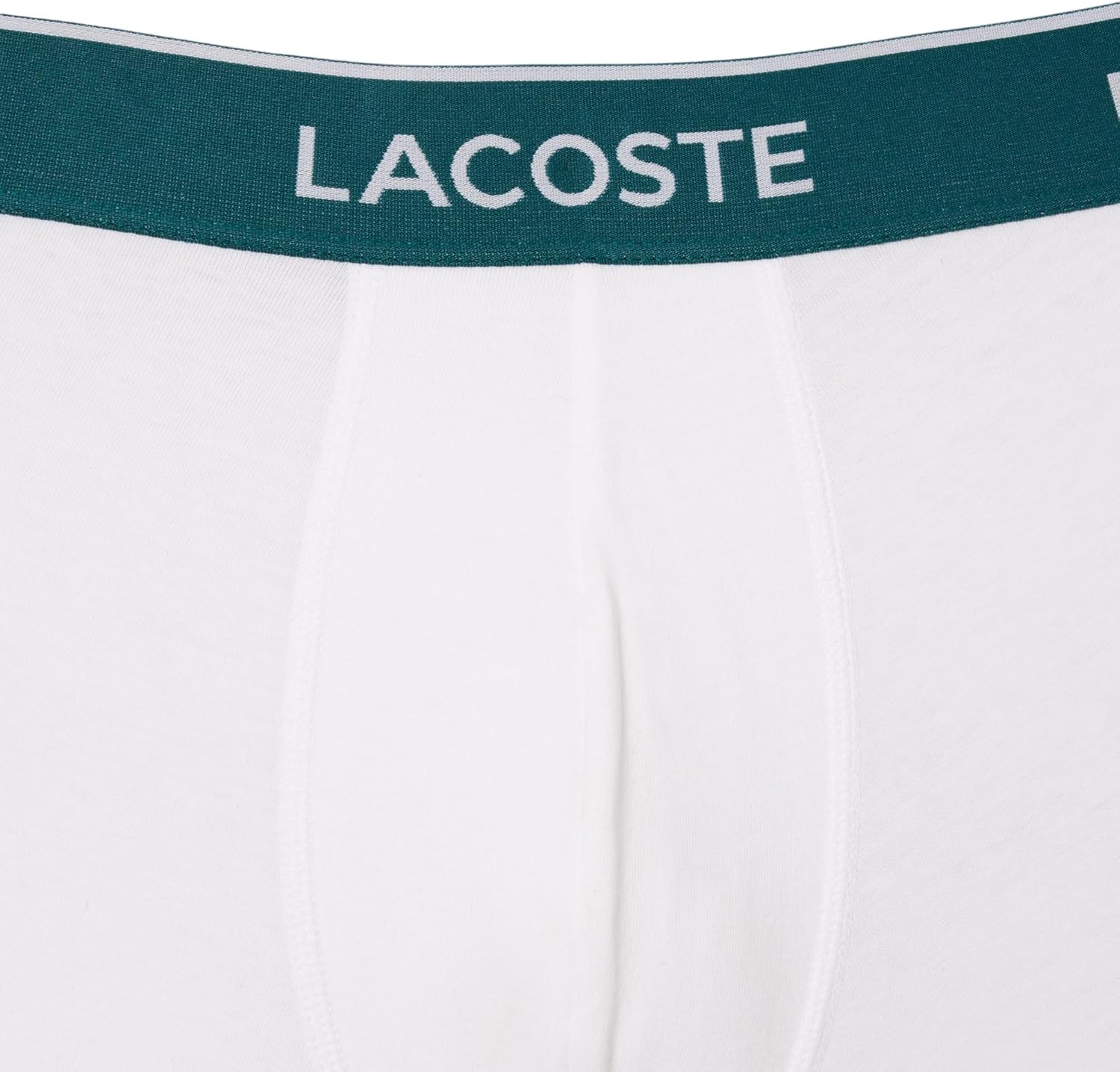 Lacoste mens Cotton Stretch Tricolor Waistband Trunks, 3-pack - Image 3