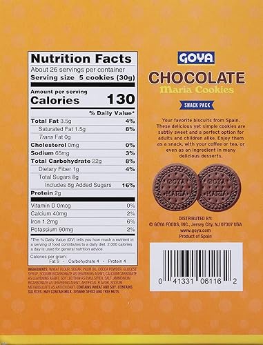 Miniatura 35 de Goya Foods María Galletas, paquete jumbo, 7 onzas (paquete de 10)