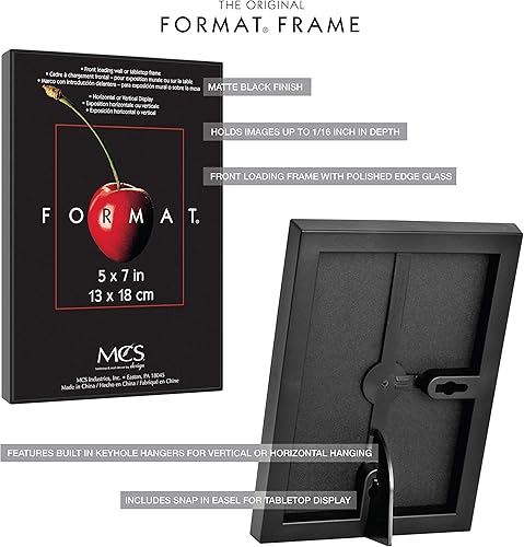Miniatura 4 de Marco MCS, 3.5 por 5 pulgadas, negro, formato de 12 unidades