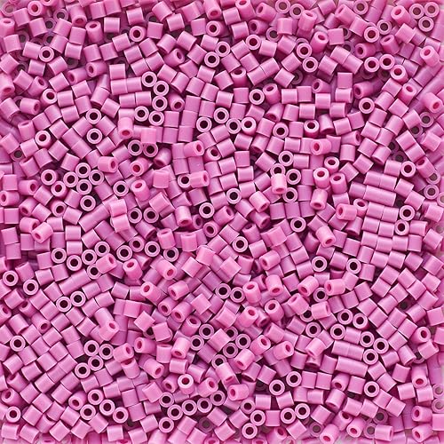 Miniatura 3 de Perler, Cuentas fusibles de color morado orquídea para manualidades, pequeñas, 1000 unidades