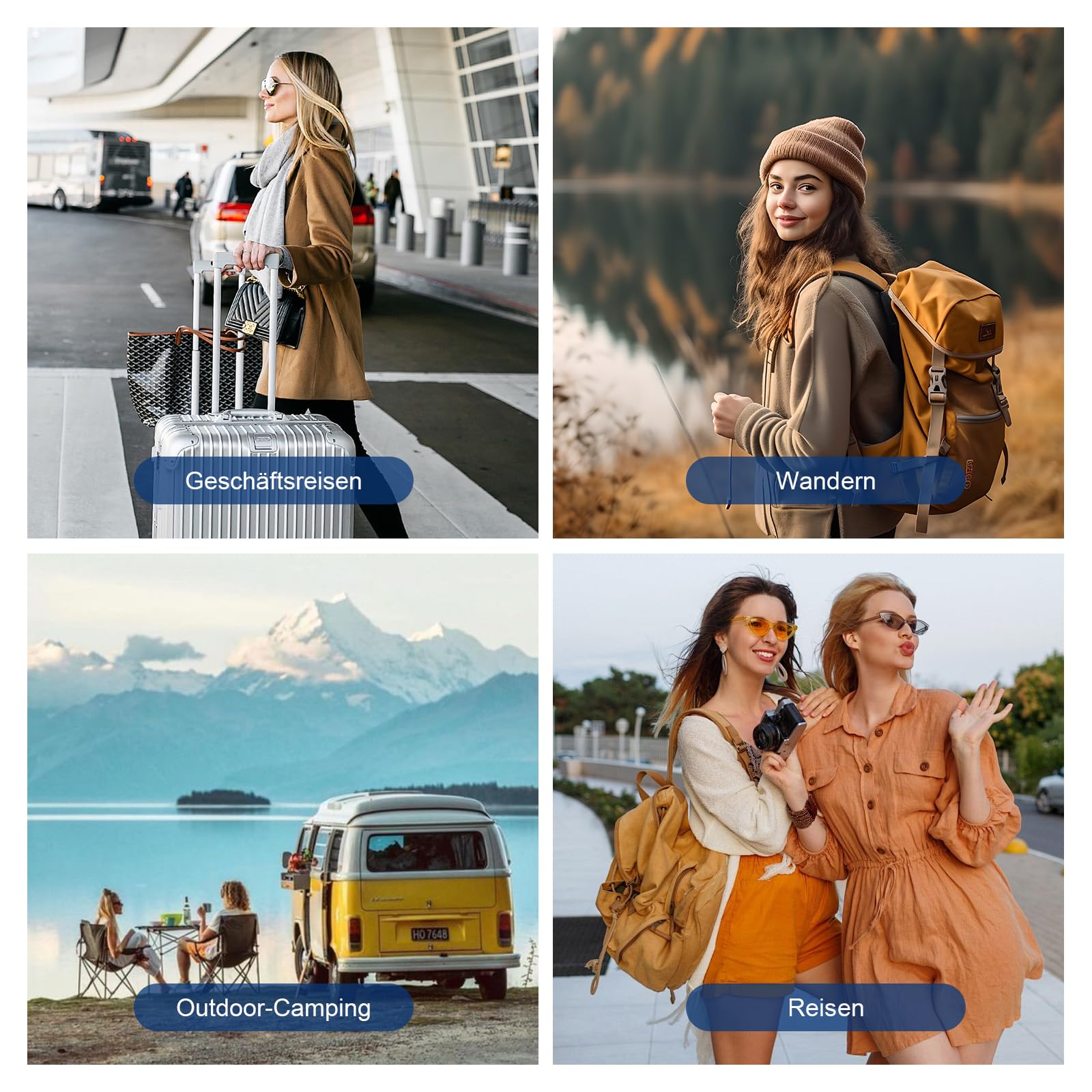 SURFOU Elektryczne etui na szczoteczki do zębów Oral B/Oral-B Pro/Phlips Sonicare, przenośna twarda obudowa, torba podróżna, Travel Essentials, etui podróżne z akcesoriami, czarne, czarny, Classic