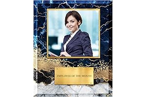 Tina&Co's Customizable Plaque: A Personalized Trophy for the Shining Stars in Your Workplace