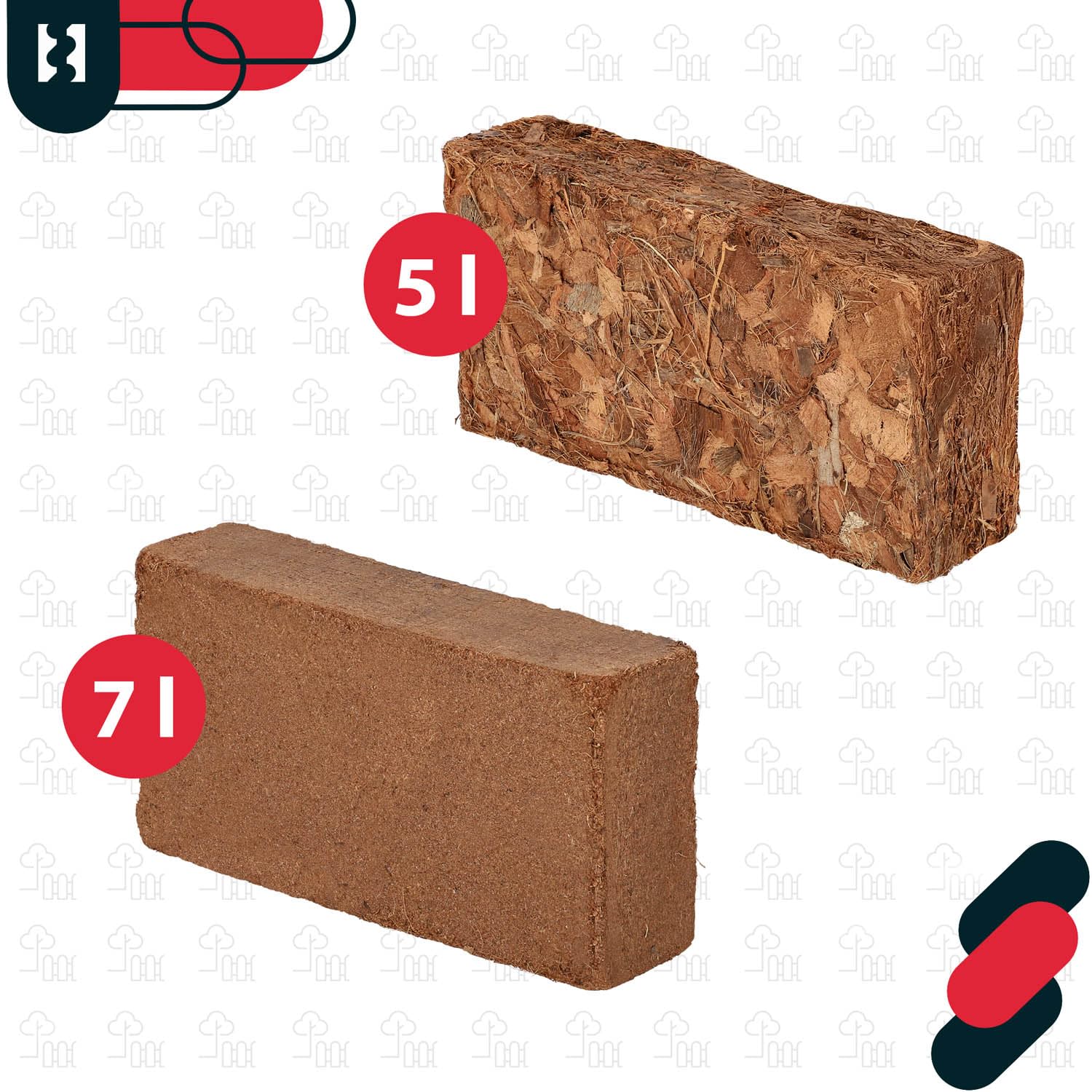 KOTARBAU® Natürlich & Torffrei Kokoserde Kokoseinstreu 24 X 650 g - 168 L Blumenerde aus Kokosfaser