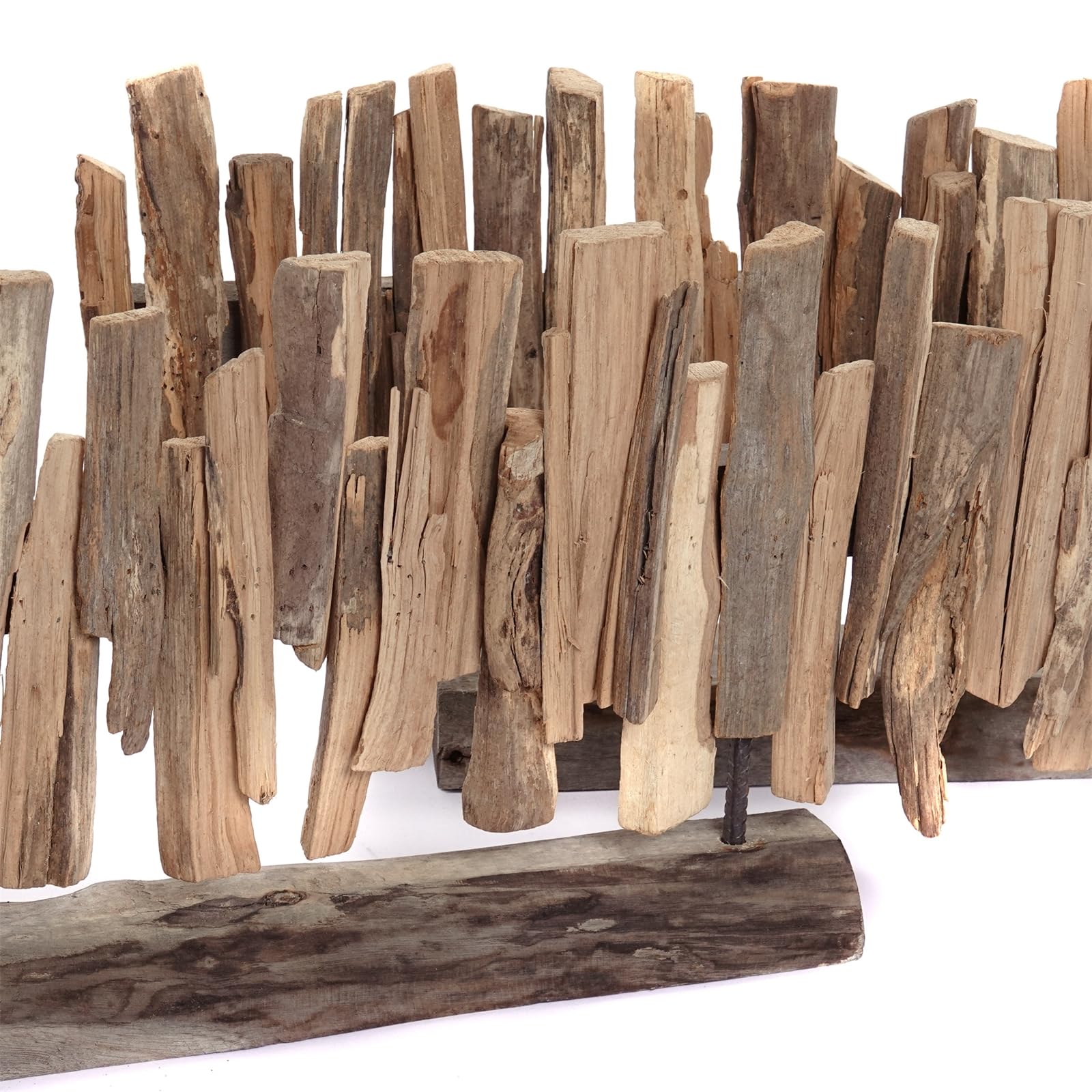 SCULTURA su base Solea | driftwood, 80 cm | statua in legno naturale, figura in driftwood, oggetto decorativo in legno, supporto in driftwood