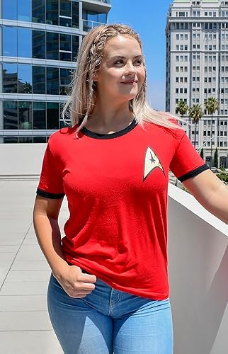 Miniatura 6 de Star Trek The Original Series - Camiseta de uniforme para hombre y adulto