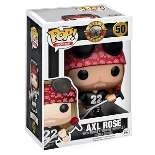 Funko Pop! Rocks: Music – Guns N Roses Axl Rose – Figurine en Vinyle à Collectionner – Idée de Cadeau – Produits Officiels – Jouets pour Les Enfants et Adultes – Music Fans - Les Beatles, Paul McCartney, John Lennon, RIngo Starr, George Harrison