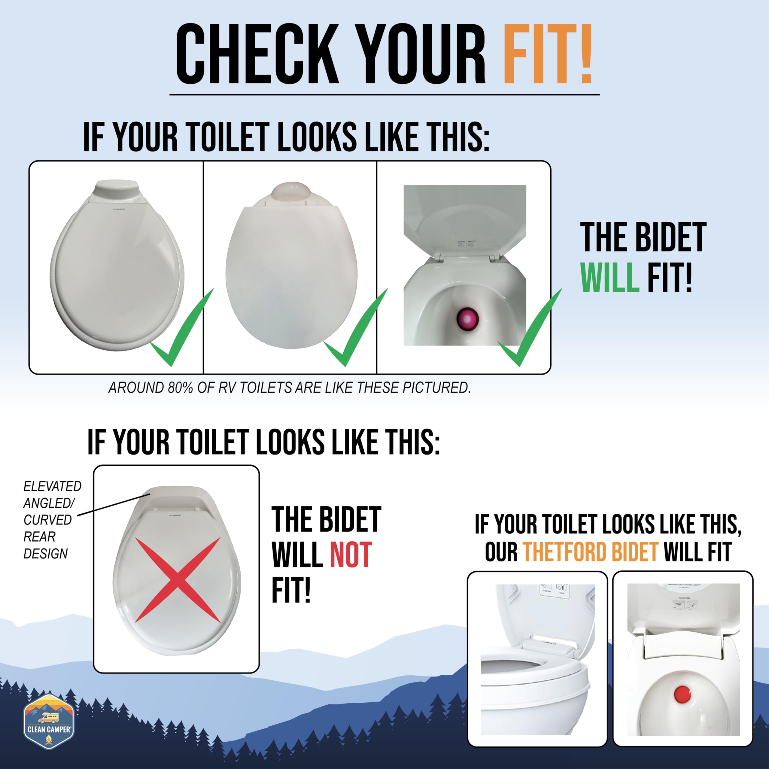 The Original RV Bidet Self-Cleaning Dual Nozzles Non-Electric Reversible Design Easy Installation RV Waterline Compatible Adjustable Gentle Water — view 3