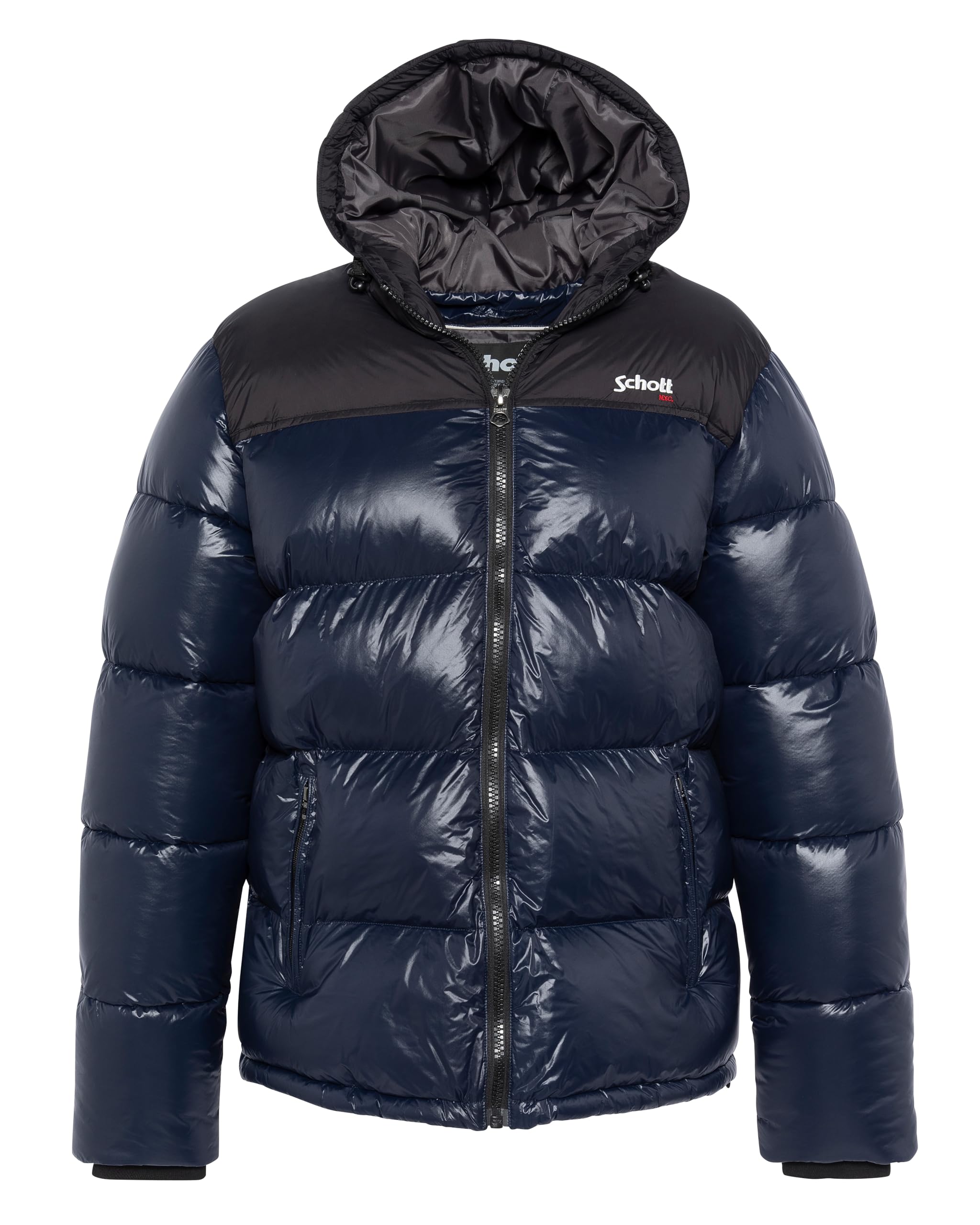 Schott NYC Herren Union2 Jacke, Marineblau, XS