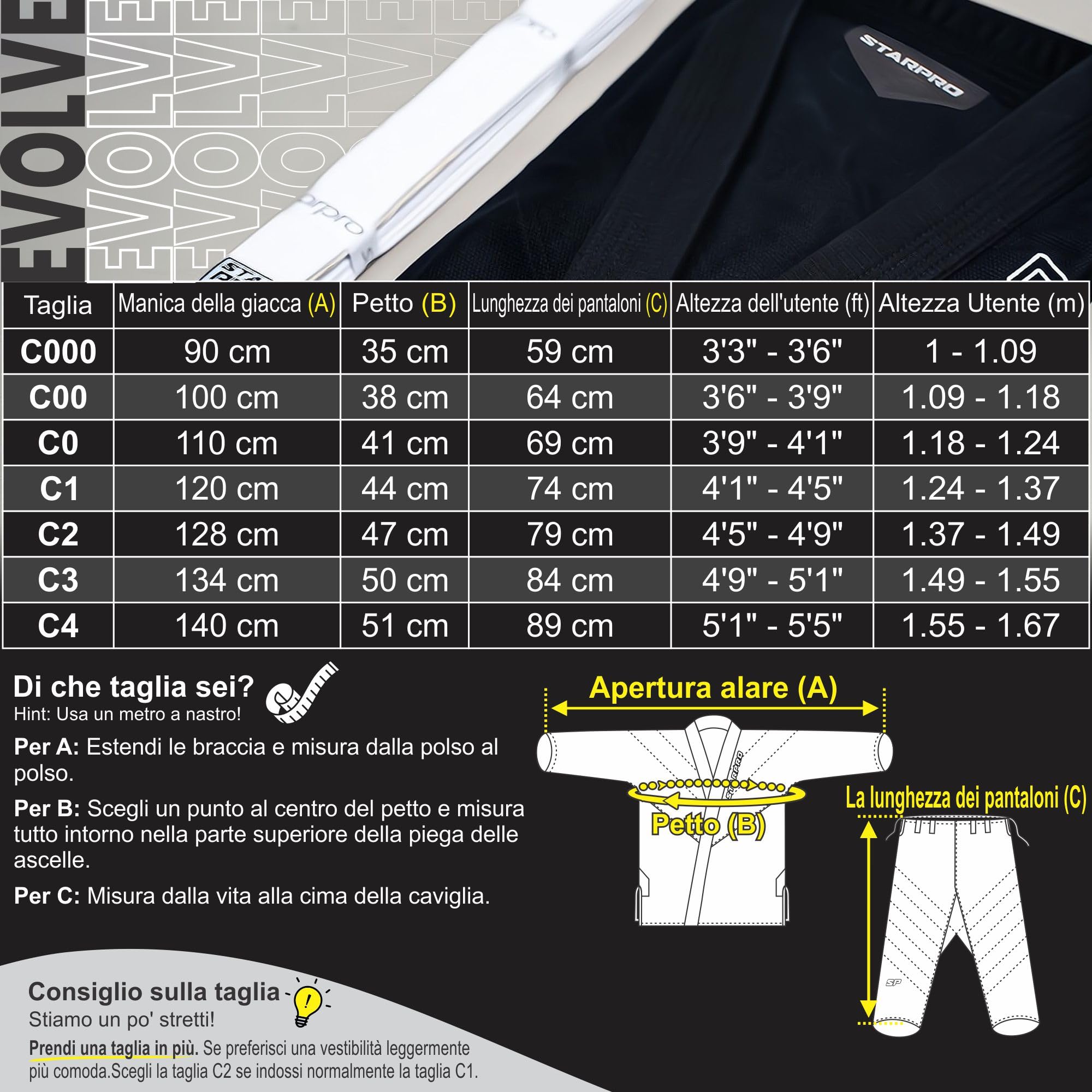 Starpro - Evolve Bambini Preristretto Premium Jiu Jitsu, BJJ Gi - Molte dimensioni e colori - Jujitsu Gi, Light BJJ Gi, Jiu Jitsu Gi, Juijitsu Gi, BJJ Gi, Junior BJJ Gi